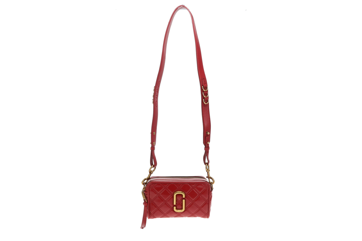 Marc Jacobs The Quilted Softshot 21 Red