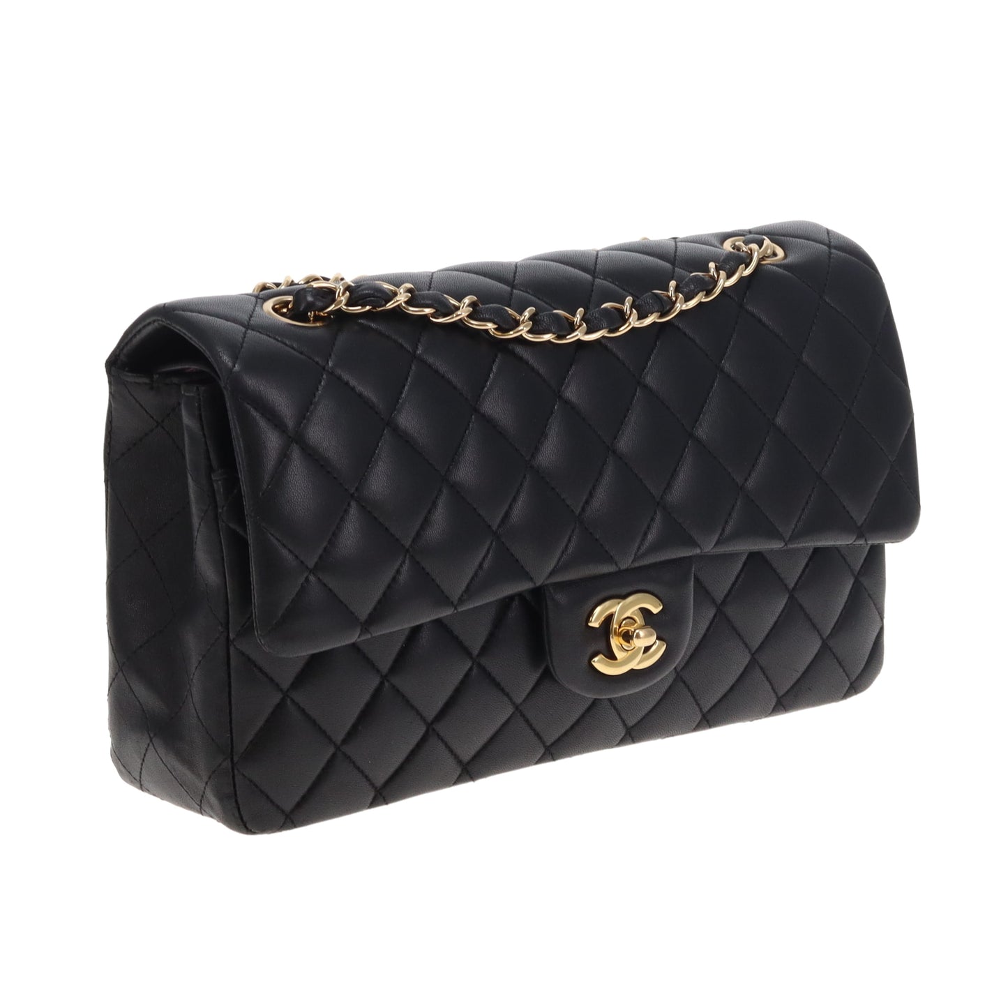 Chanel Classic Double Flap Medium Black GHW 2009/10