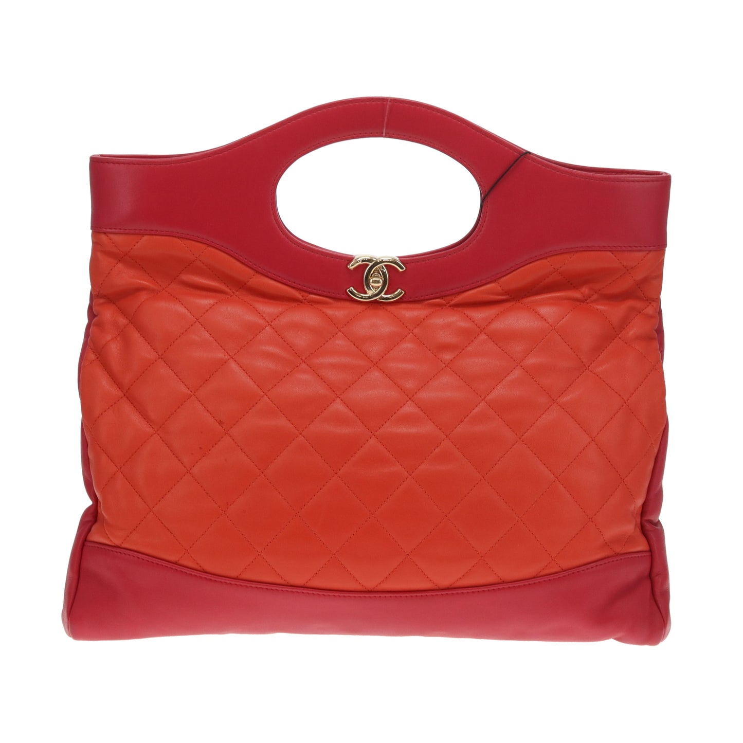 Chanel 31 Large Pink/Orange Lambskin 2018/19