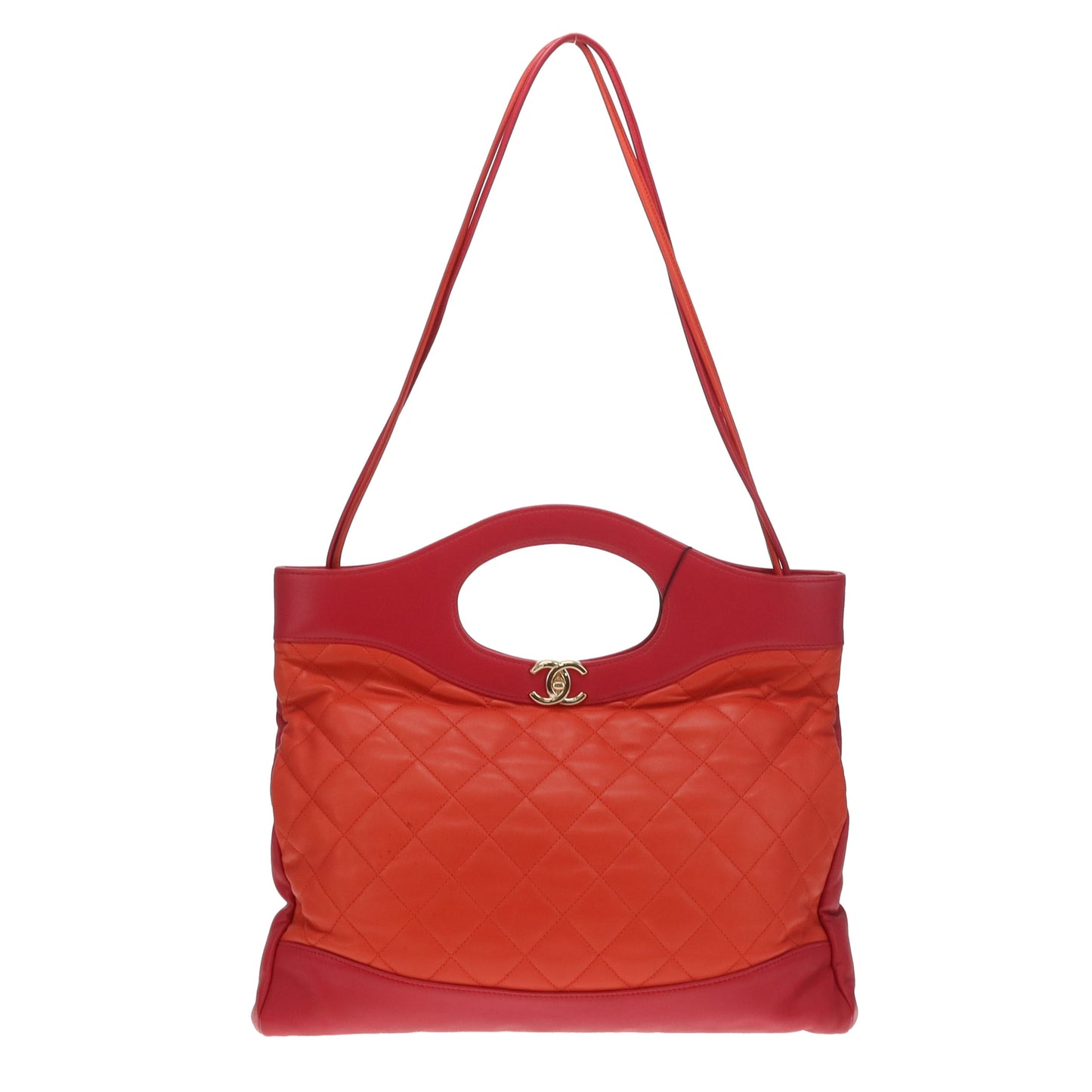 Chanel 31 Large Pink/Orange Lambskin 2018/19