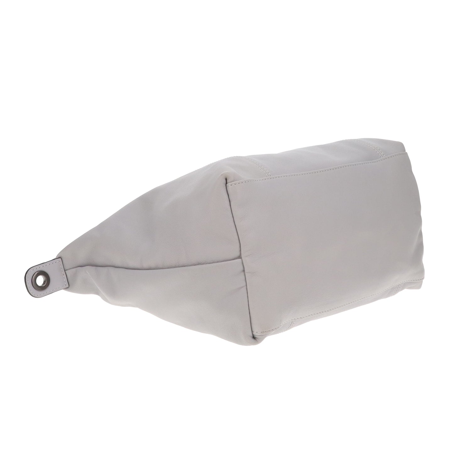 Longchamp Le Pliage Cuir Grey