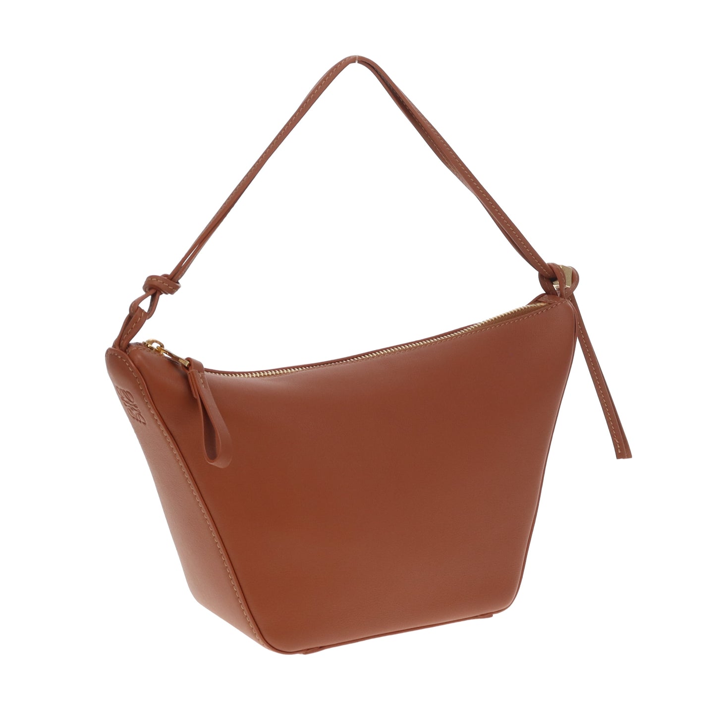 Loewe Hammock Hobo Mini  Tan Leather with Donut Chain
