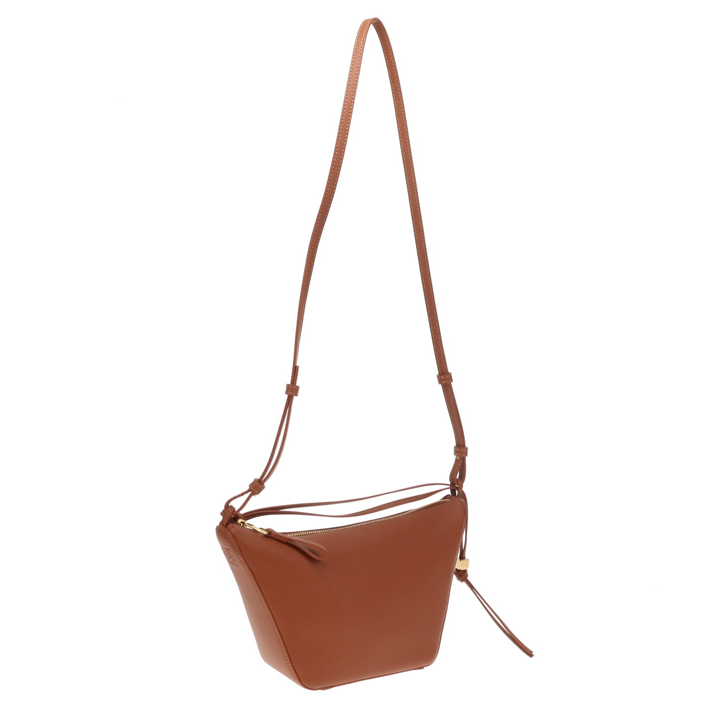 Loewe Hammock Hobo Mini  Tan Leather with Donut Chain