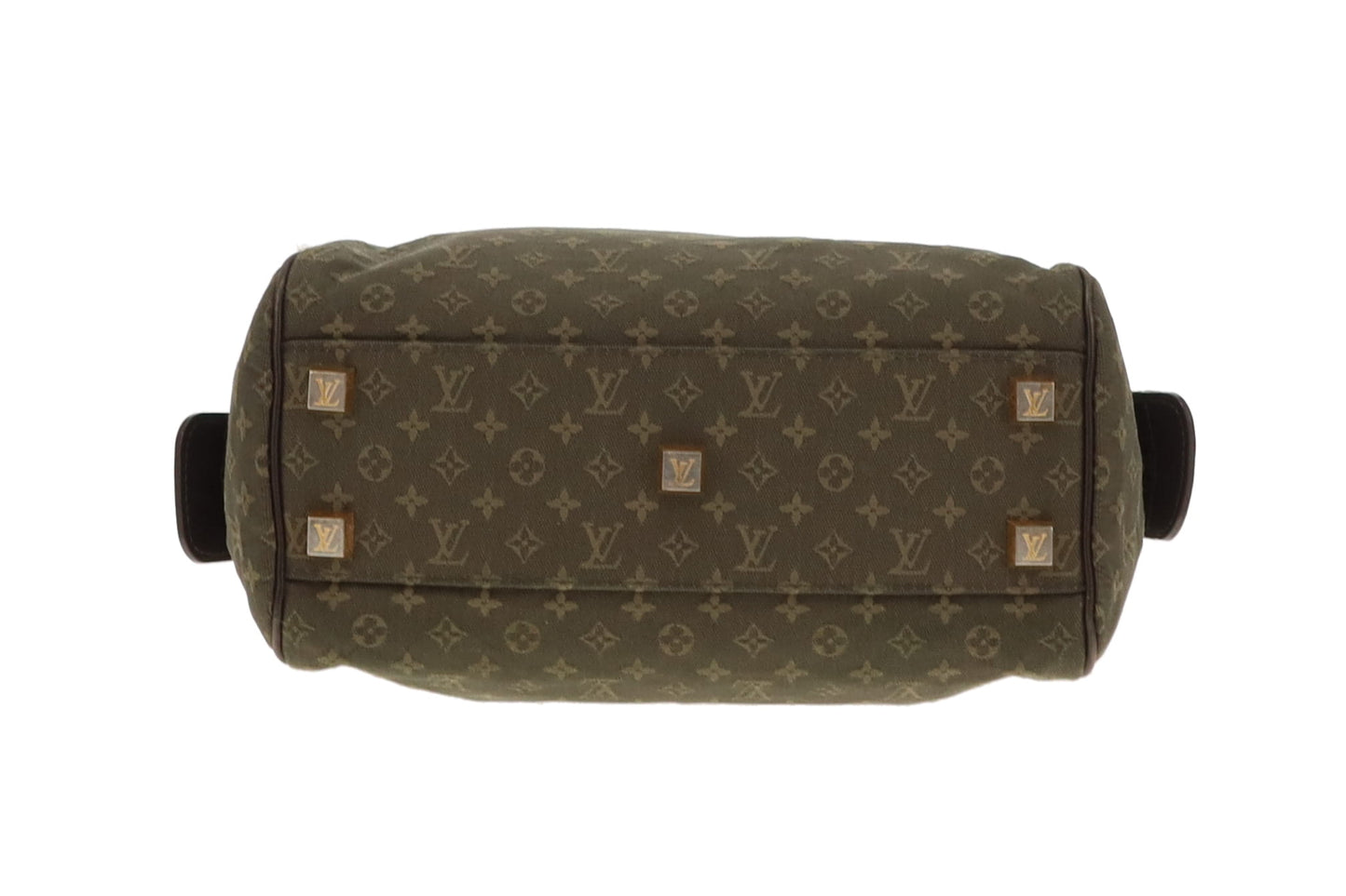 Louis Vuitton Vintage Josephine Mini Lin Green With Strap