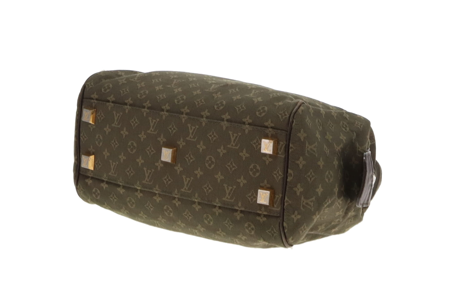 Louis Vuitton Vintage Josephine Mini Lin Green With Strap