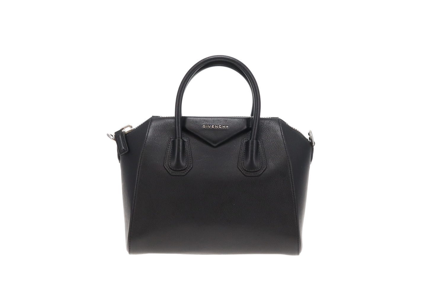 Givenchy Antigona Small Black Leather SHW