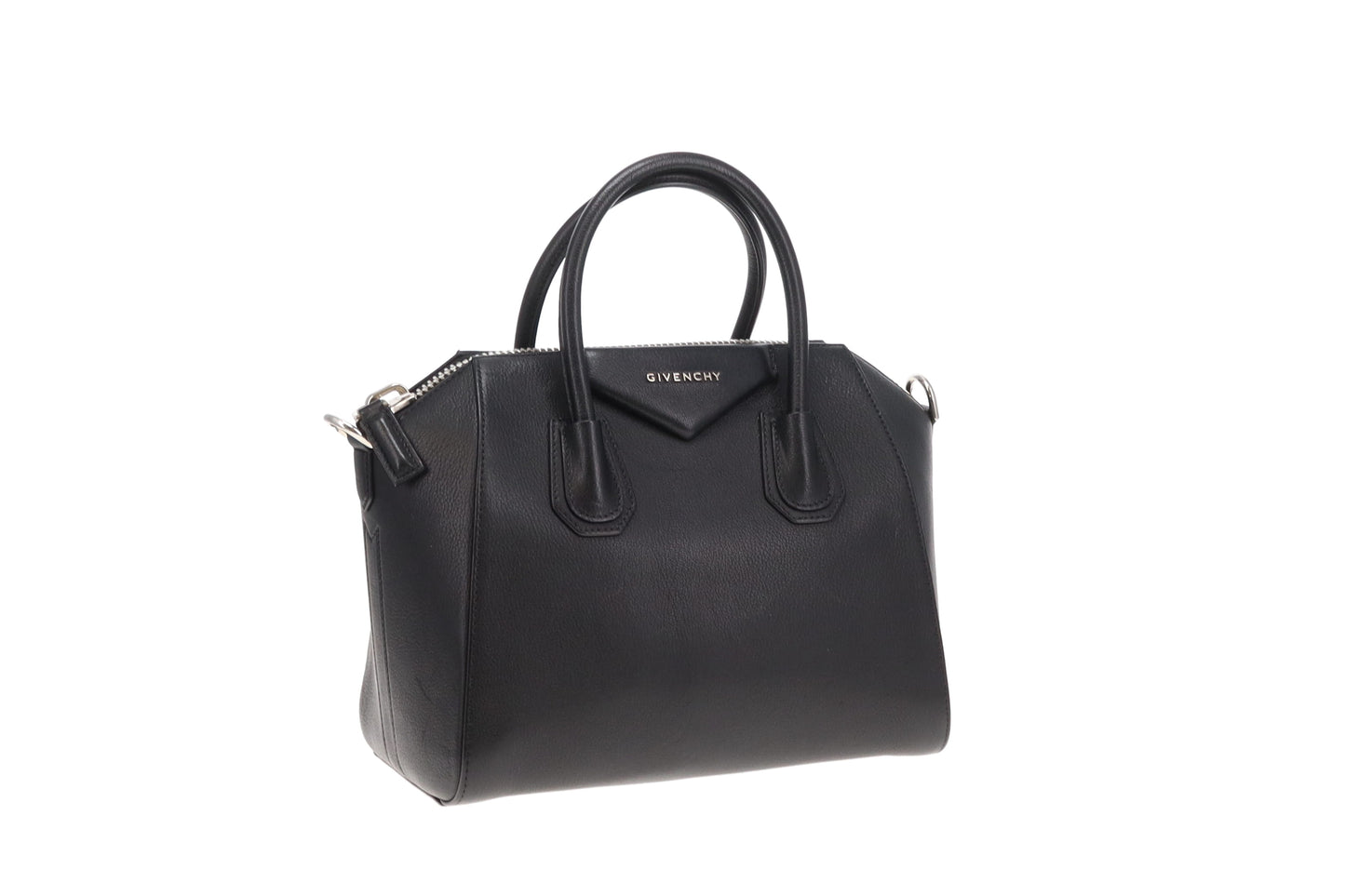 Givenchy Antigona Small Black Leather SHW