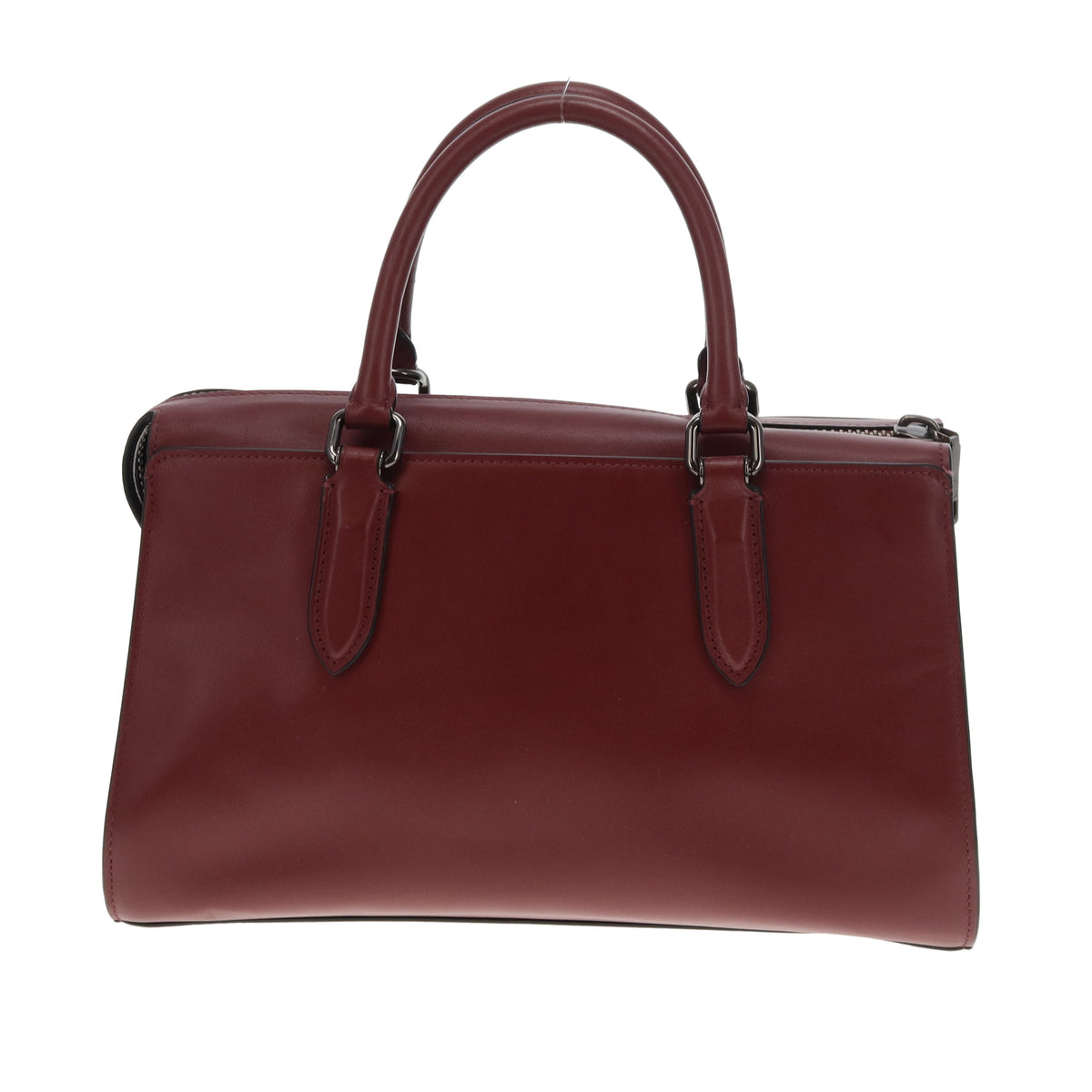 Coach X Selena Gomez Bond Bag Burgundy With Crossbody Strap