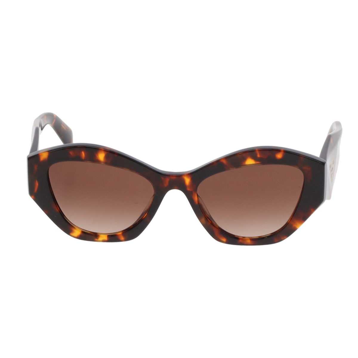 Prada Dark Tortoise Modern Cat Eye SPR07Y Sunglasses