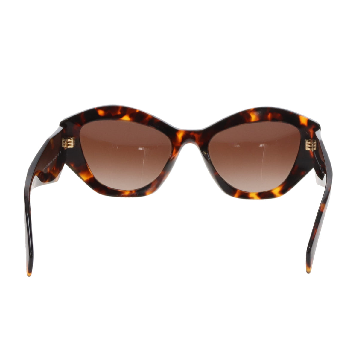 Prada Dark Tortoise Modern Cat Eye SPR07Y Sunglasses