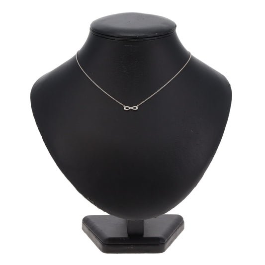 Tiffany & Co Infinity Pendant On Chain Sterling Silver