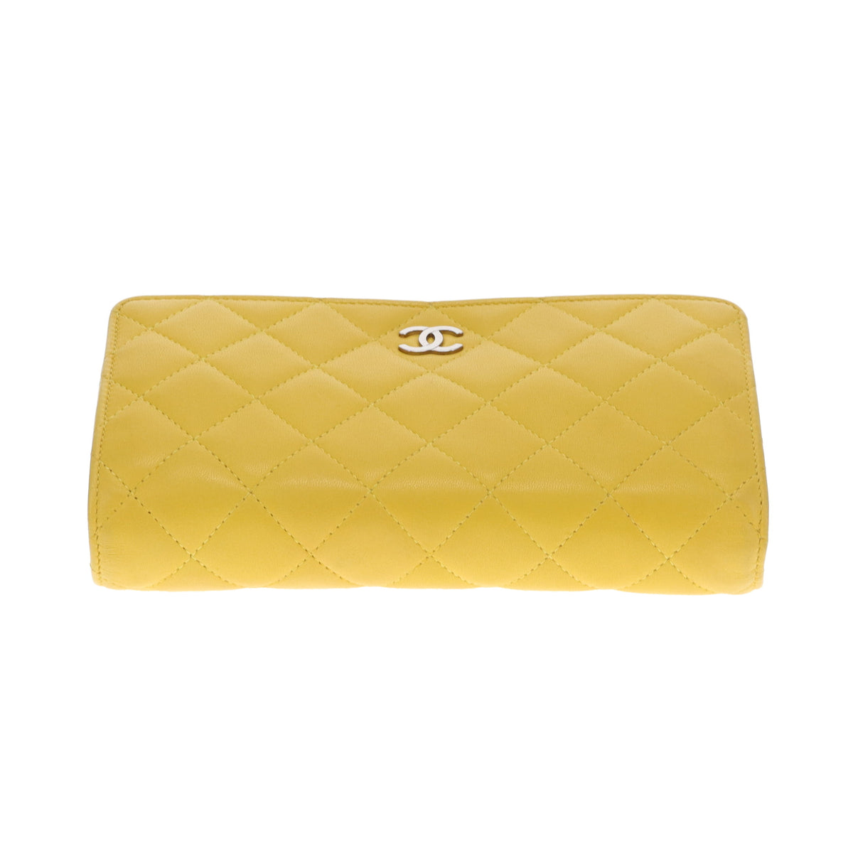 Chanel Wallet on Chain Yellow SHW 2009/10 Vintage