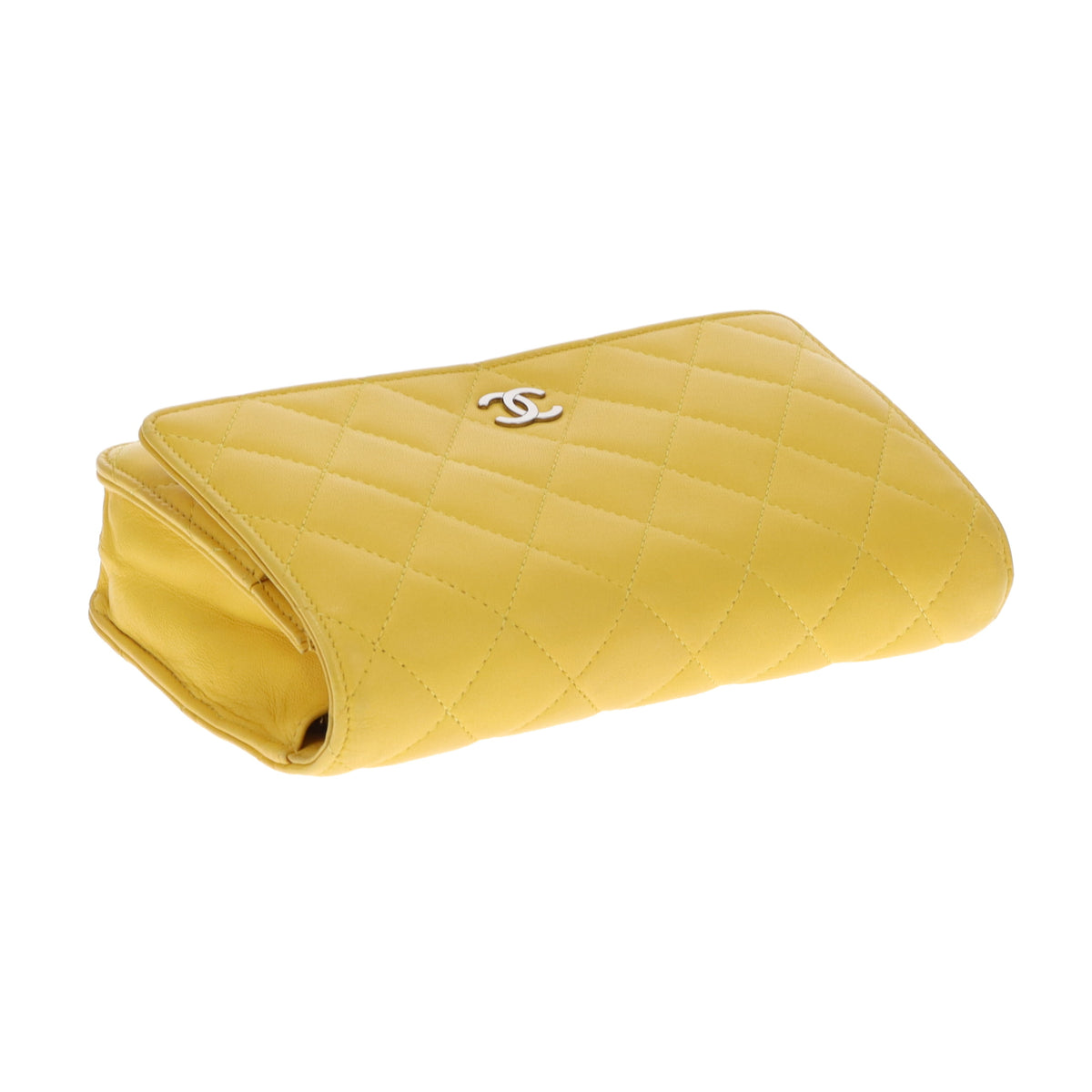 Chanel Wallet on Chain Yellow SHW 2009/10 Vintage