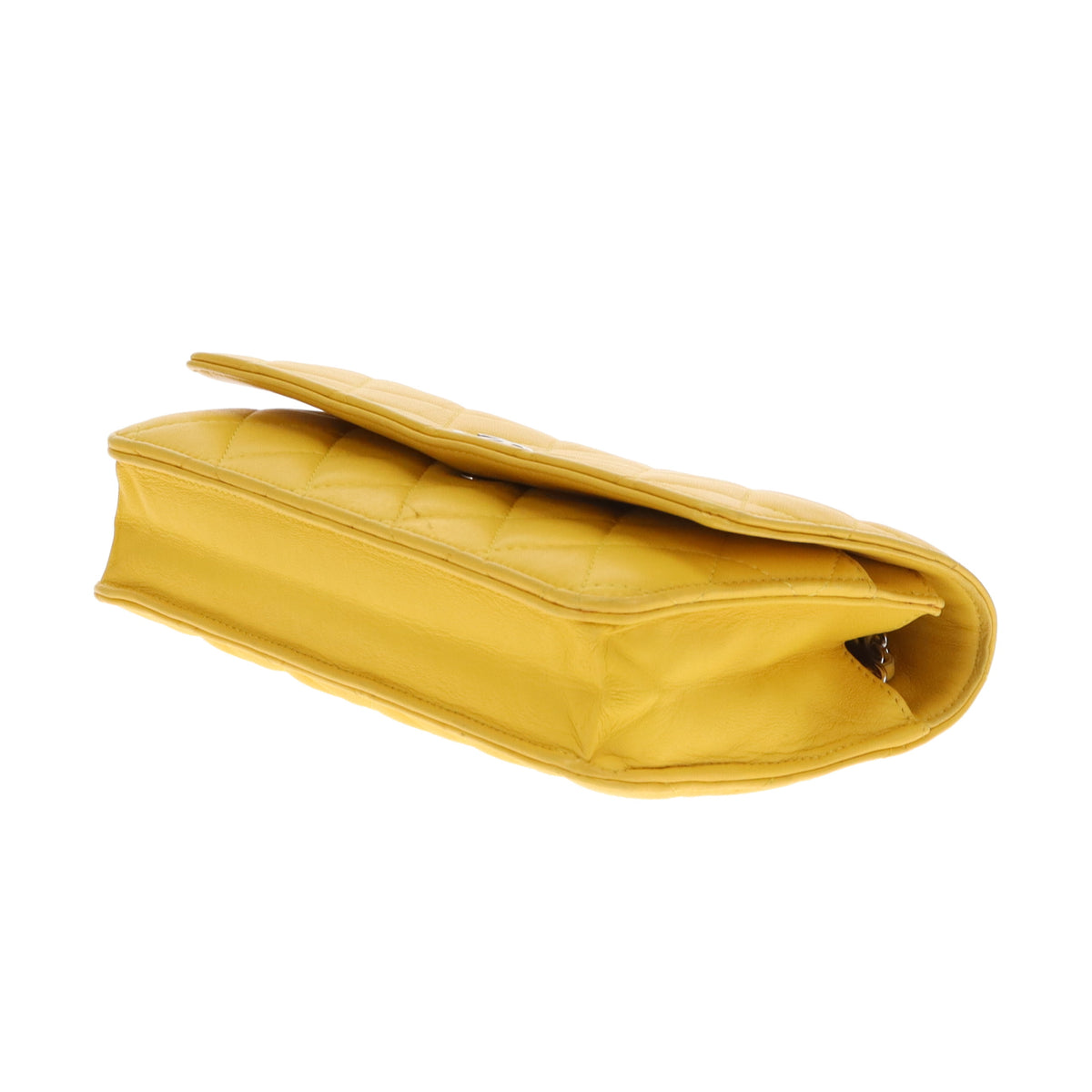 Chanel Wallet on Chain Yellow SHW 2009/10 Vintage