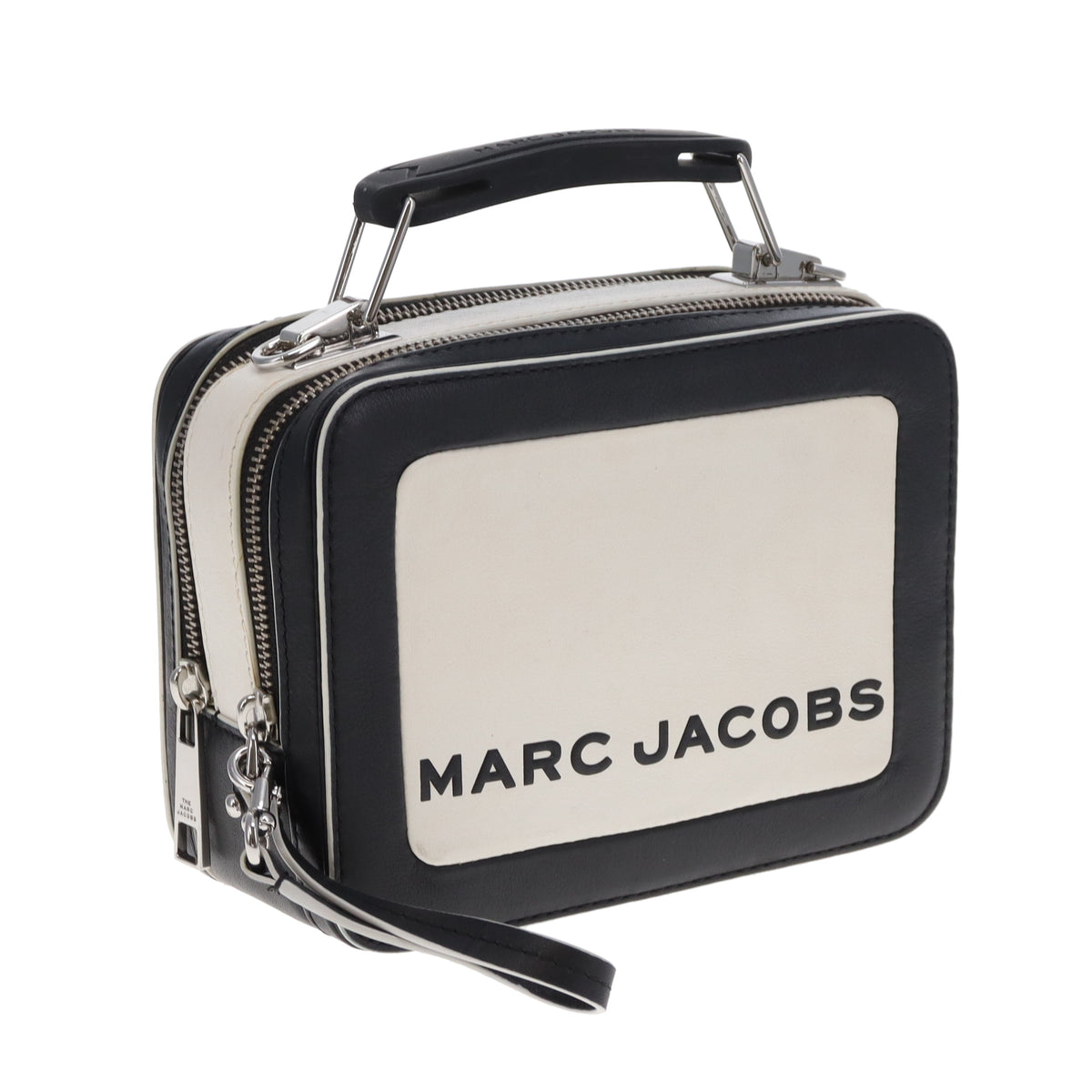 Marc Jacobs The Box Crossbody Bag In Monochrome