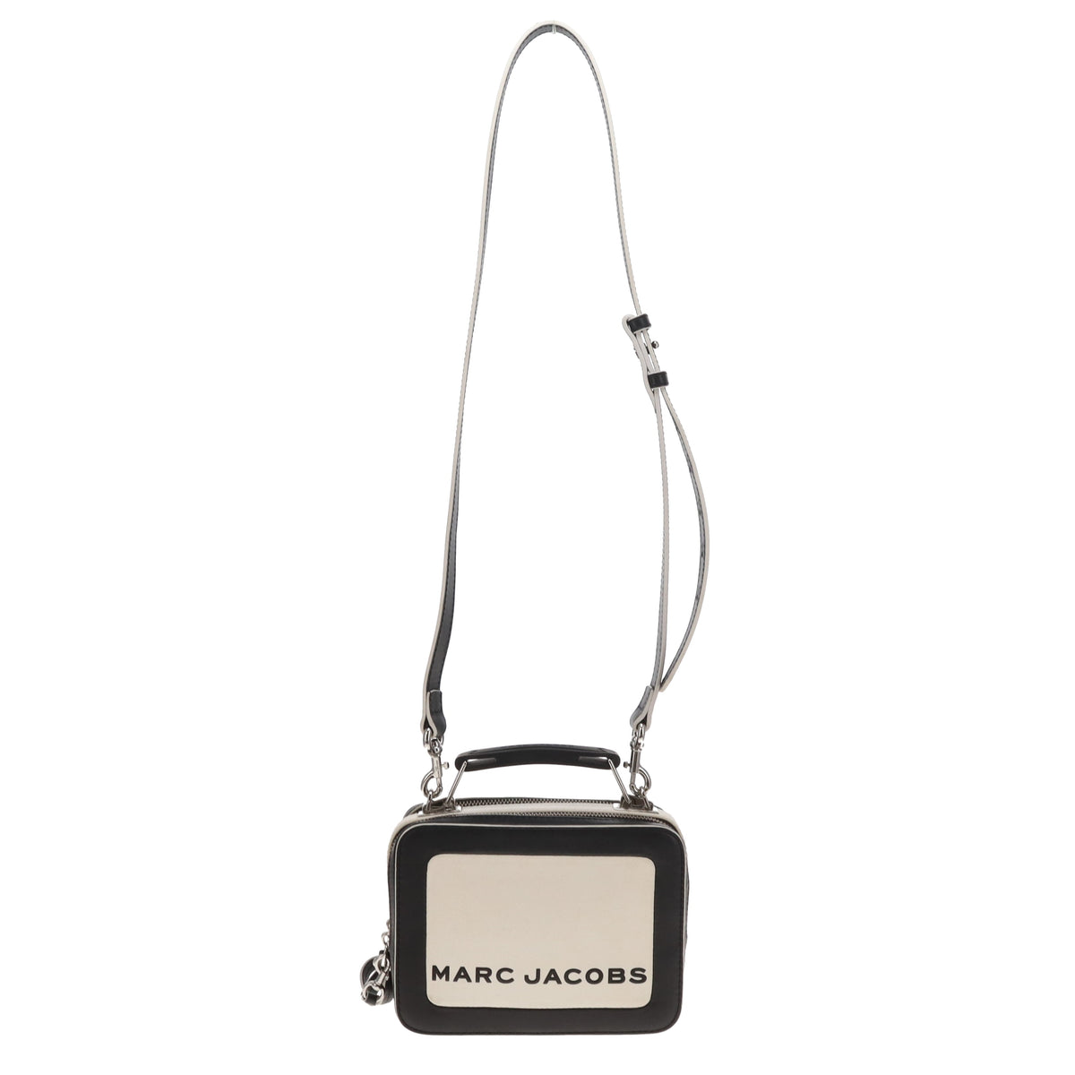 Marc Jacobs The Box Crossbody Bag In Monochrome