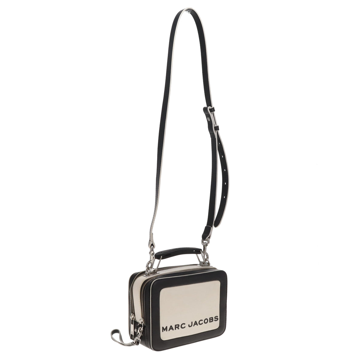 Marc Jacobs The Box Crossbody Bag In Monochrome