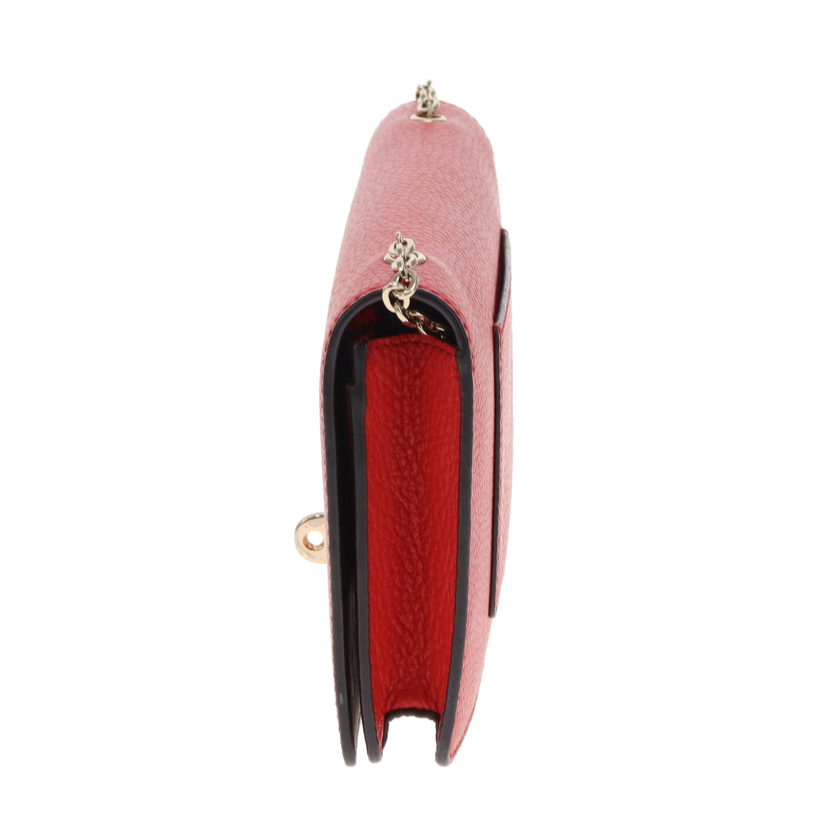 Mulberry Bayswater Clutch On Chain Red