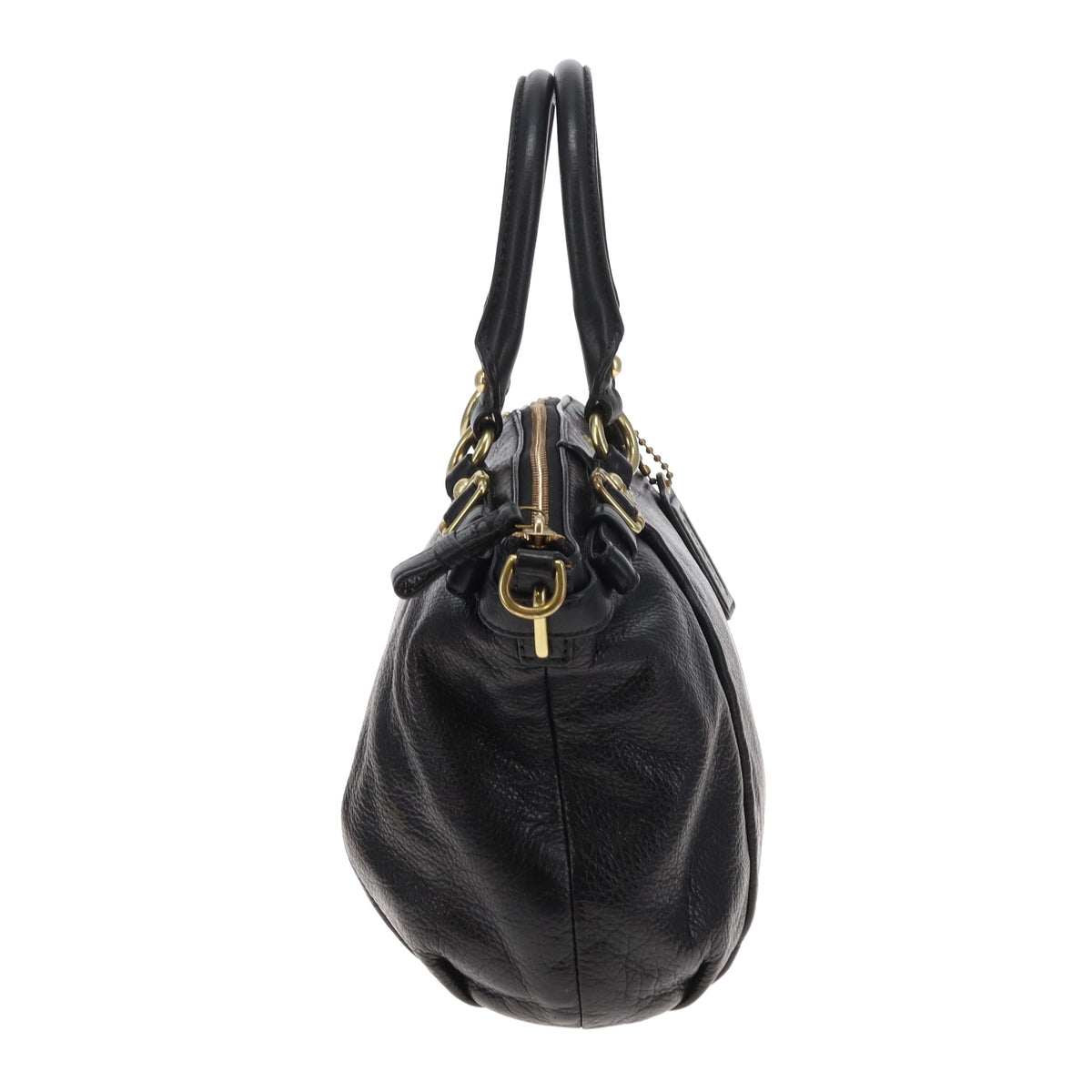 Coach Madison Sophia Black Top Handle Bag With Strap