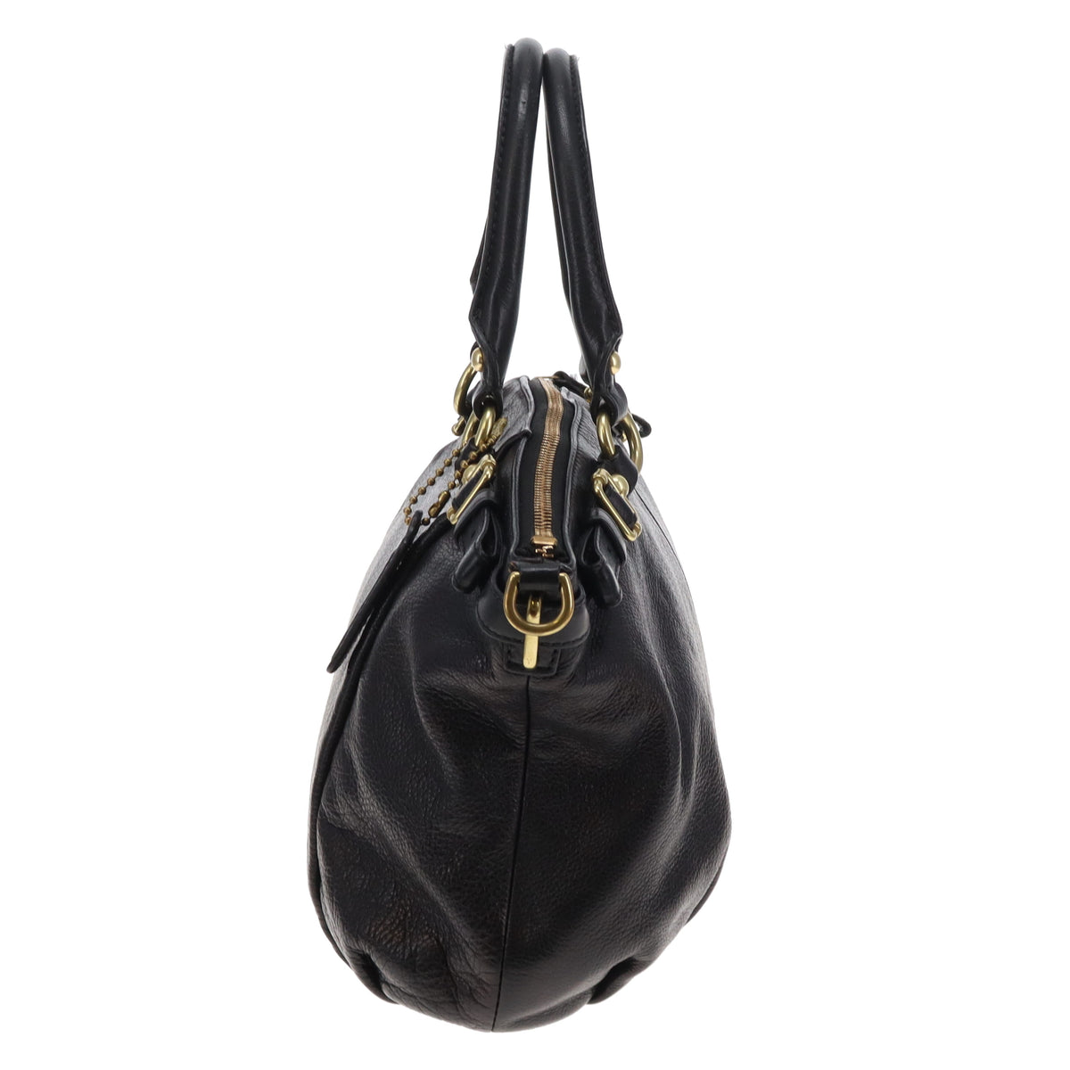Coach Madison Sophia Black Top Handle Bag With Strap