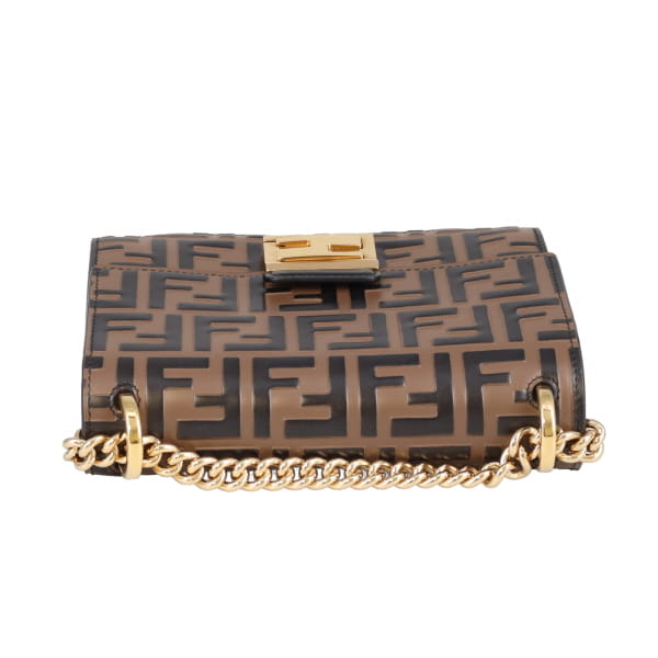 Fendi Kan U Small Shoulder Bag Brown