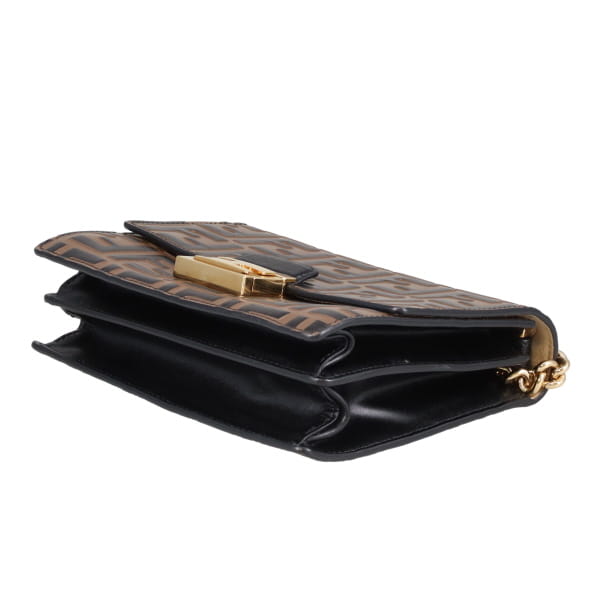 Fendi Kan U Small Shoulder Bag Brown
