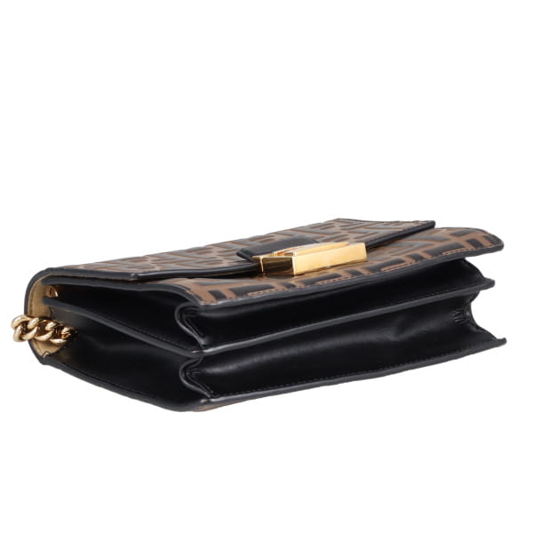 Fendi Kan U Small Shoulder Bag Brown