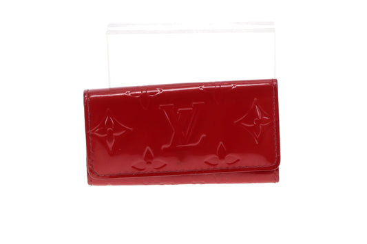 Louis Vuitton Key Pouch Vernis Rouge Vintage