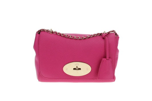 Mulberry Lily Regular In Mulberry Pink Heavy Grain Leather