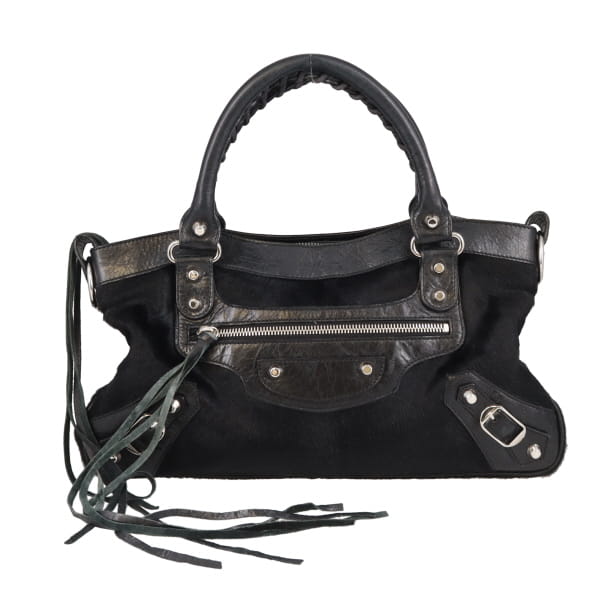 Balenciaga First Black In Calf Hair