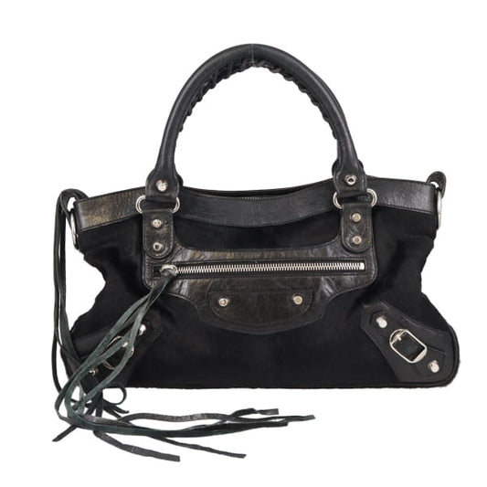 Balenciaga First Black In Calf Hair