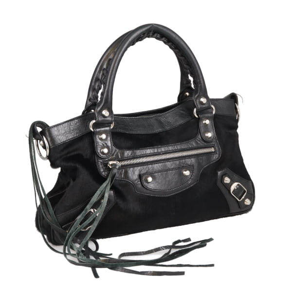 Balenciaga First Black In Calf Hair