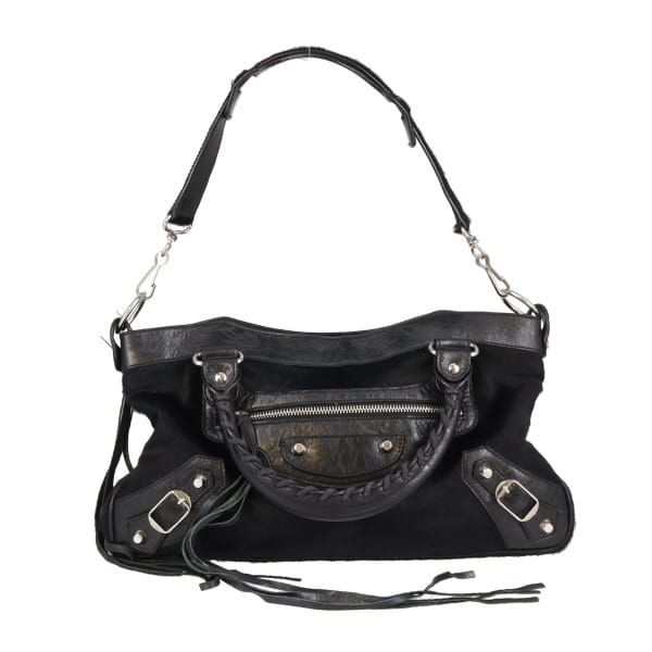 Balenciaga First Black In Calf Hair