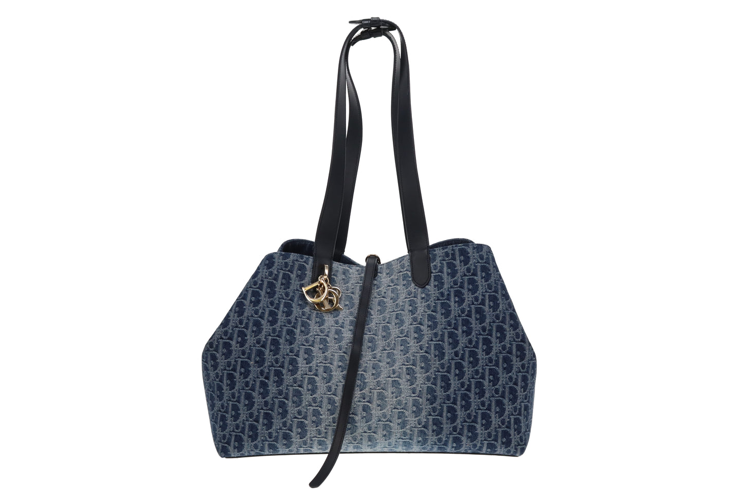 Dior Toujours Bag Large Blue Denim Oblique 2024