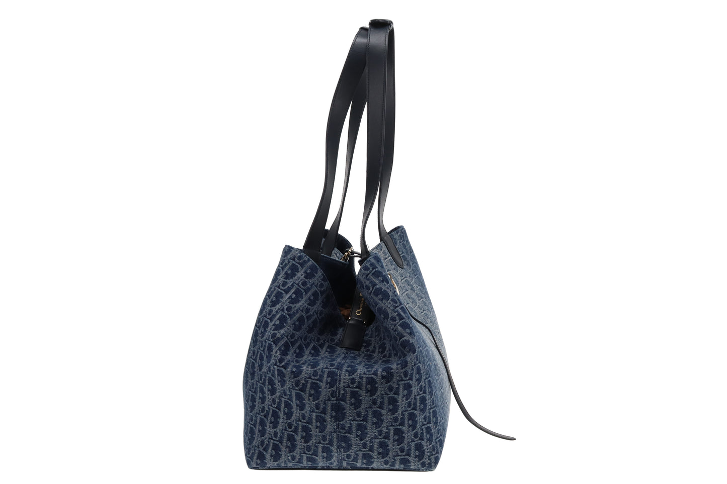 Dior Toujours Bag Large Blue Denim Oblique 2024
