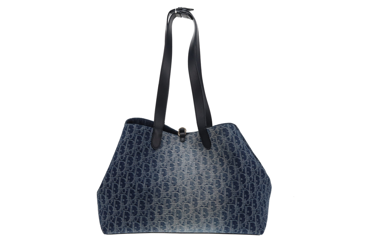 Dior Toujours Bag Large Blue Denim Oblique 2024