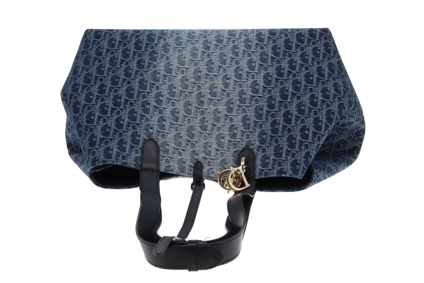 Dior Toujours Bag Large Blue Denim Oblique 2024