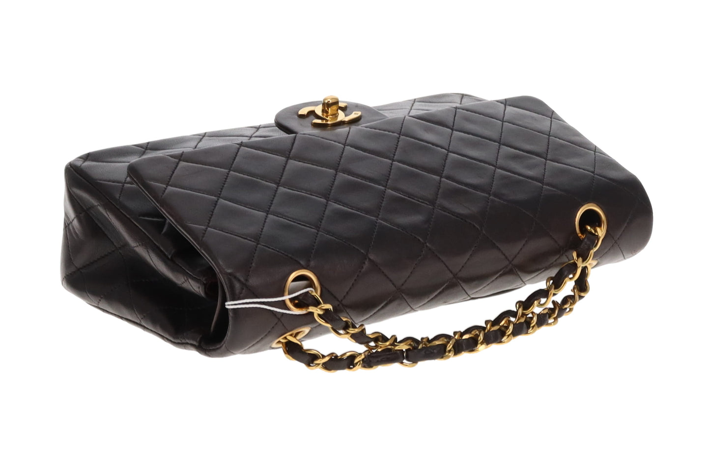 Chanel Classic Double Flap Medium Vintage Dark Brown GHW 1994/96