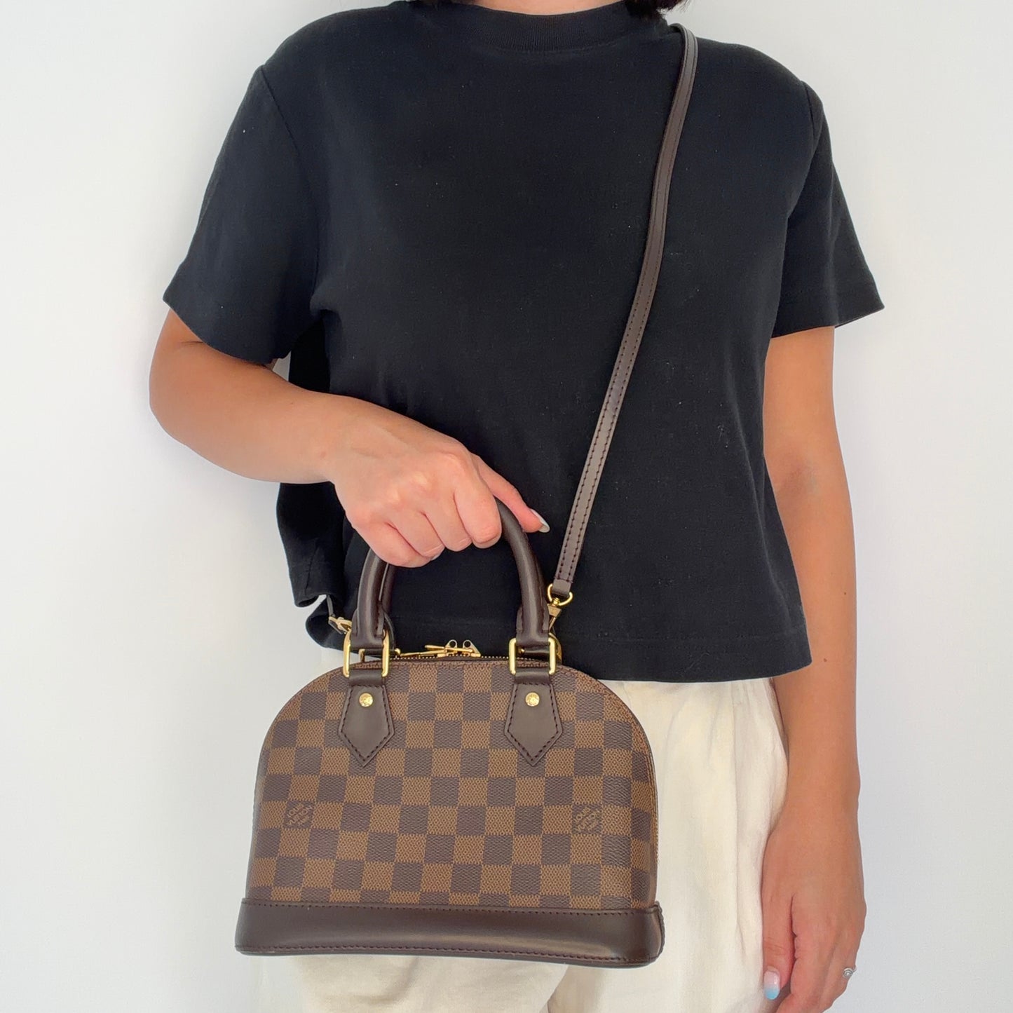 Louis Vuitton Alma BB Classic Damier Ebene NFID