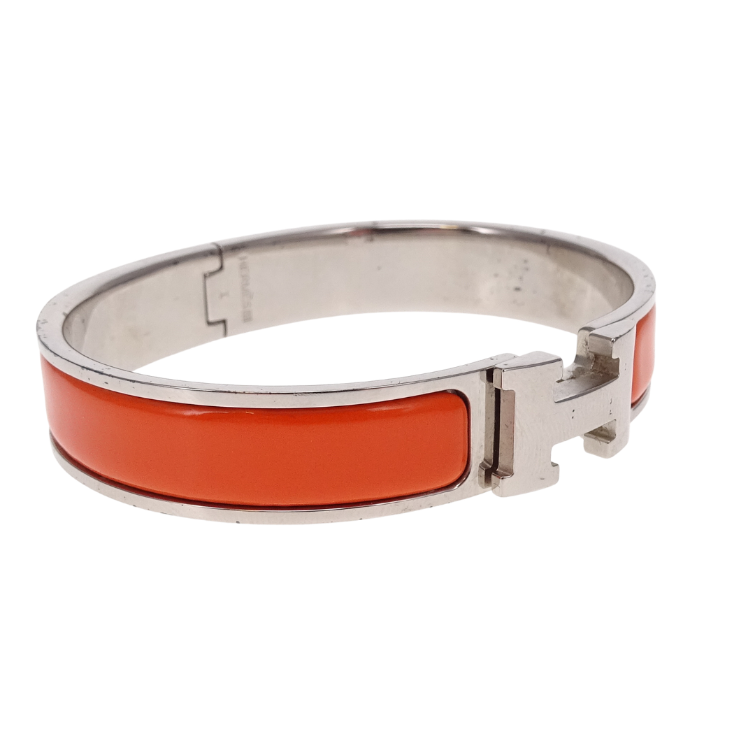 Hermes Clic H Orange PHW PM