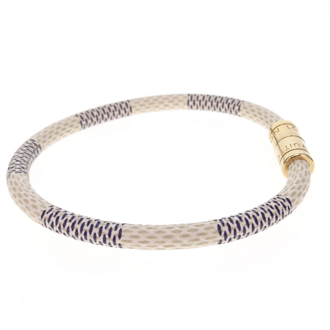 Louis Vuitton Keep It Bracelet In Damier Azur