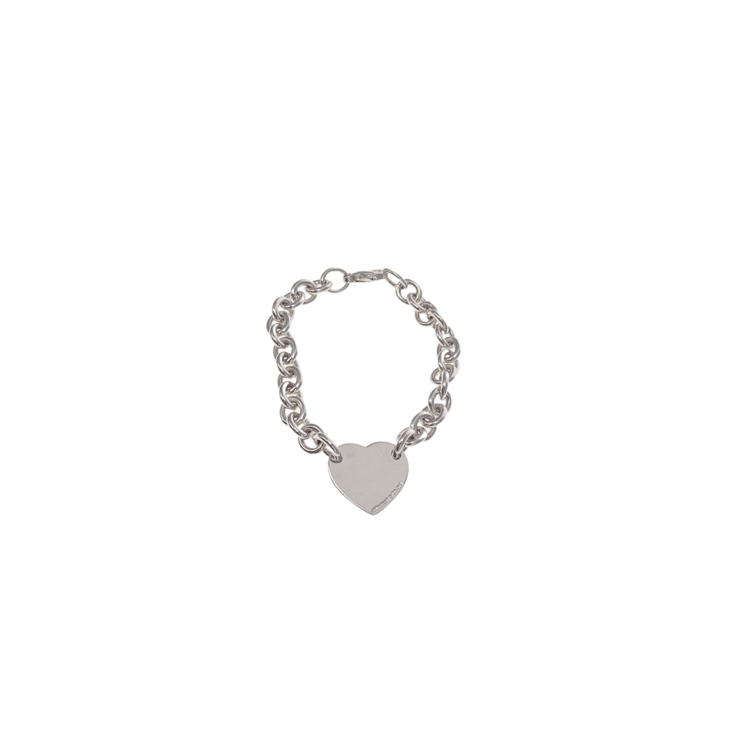 Tiffany & Co Heart Tag Return To Tiffany Chain Bracelet Sterling Silver