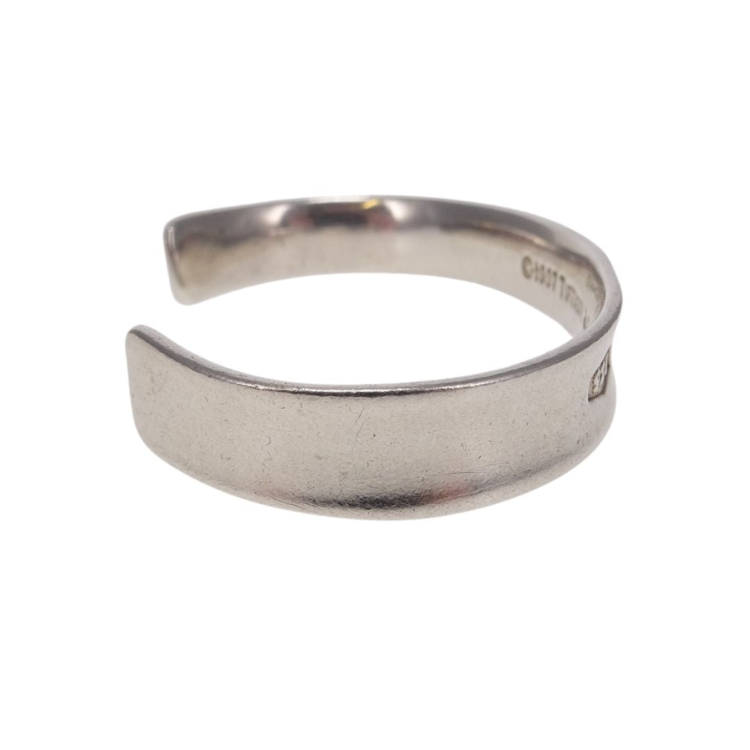 Tiffany & Co 1837 Cuff Bracelet In Sterling Silver Vintage
