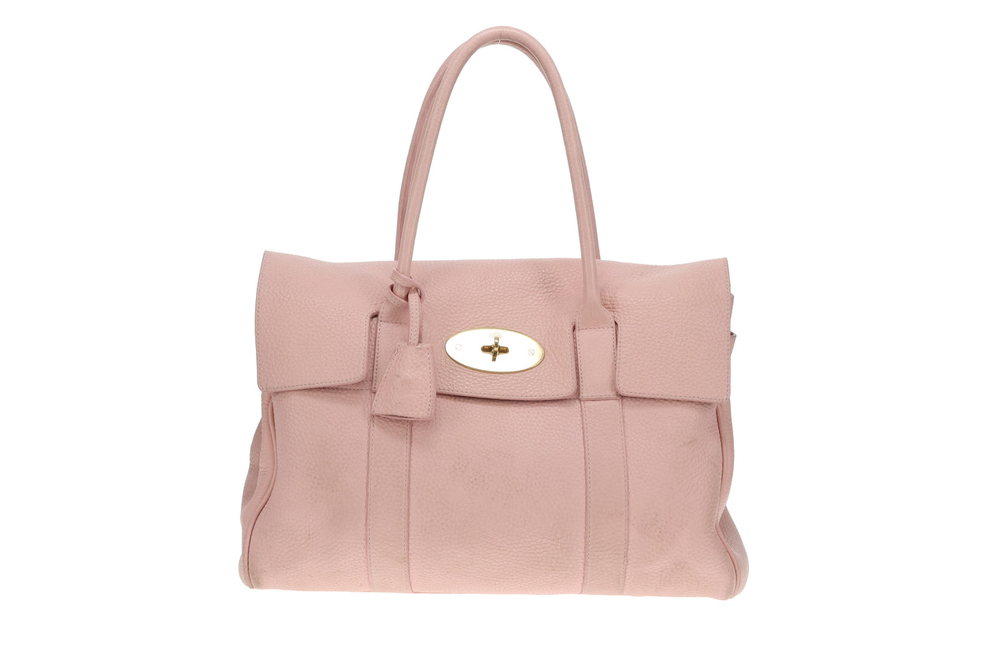 Mulberry Bayswater – Baby Pink Heavy Grain with Gold Hardware