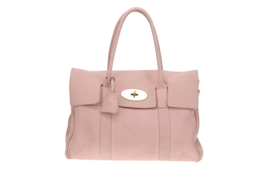 Mulberry Bayswater – Baby Pink Heavy Grain with Gold Hardware