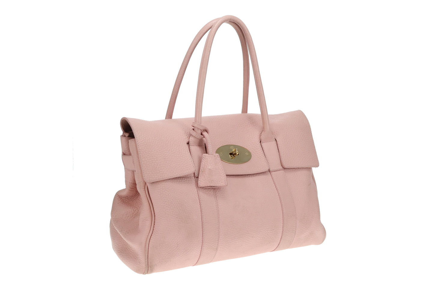 Mulberry Bayswater – Baby Pink Heavy Grain with Gold Hardware