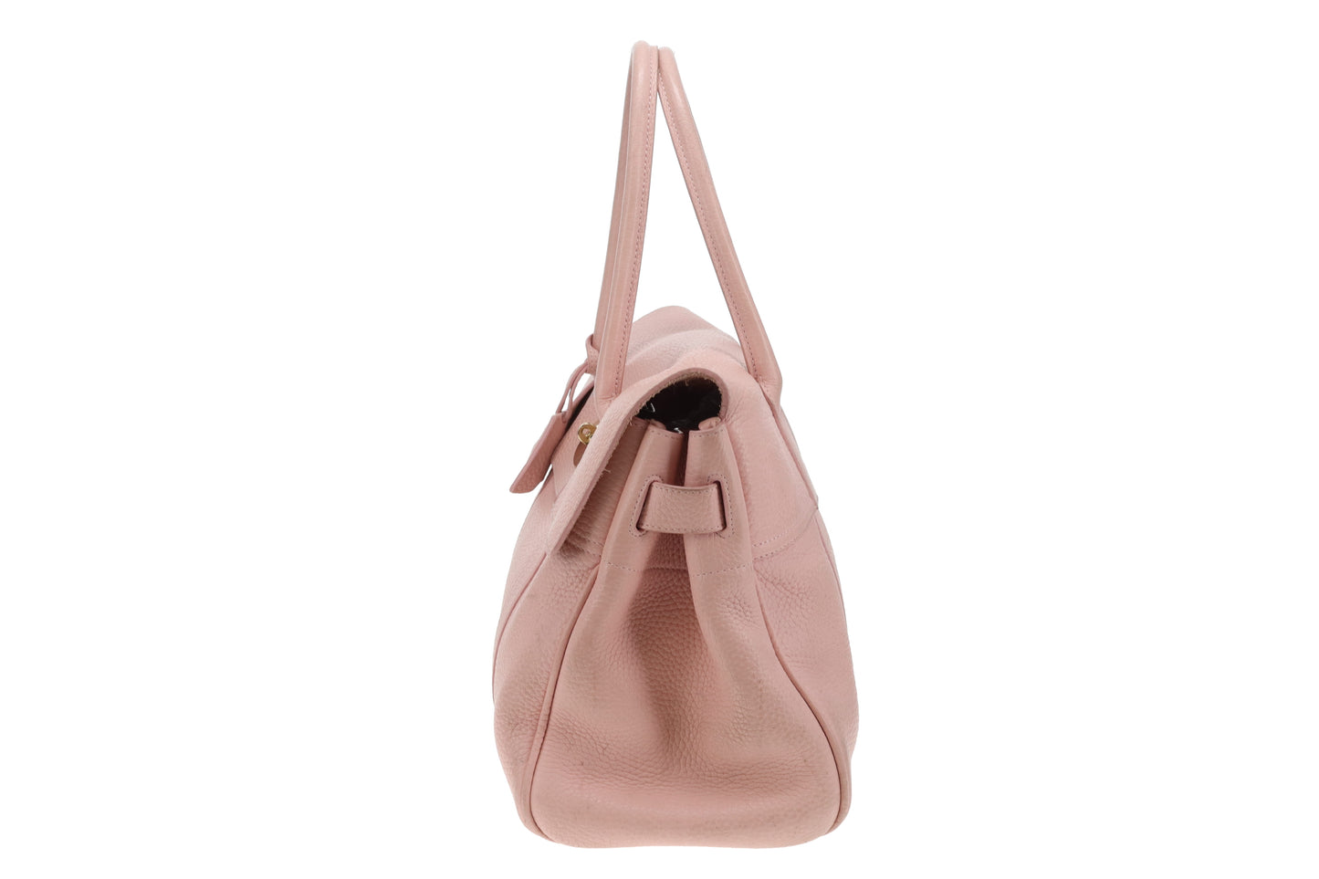 Mulberry Bayswater – Baby Pink Heavy Grain with Gold Hardware