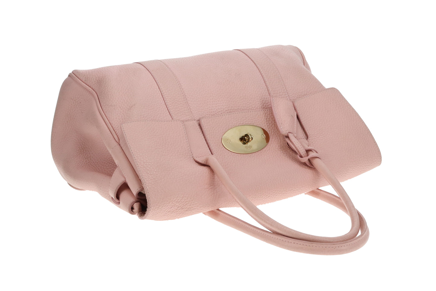 Mulberry Bayswater – Baby Pink Heavy Grain with Gold Hardware