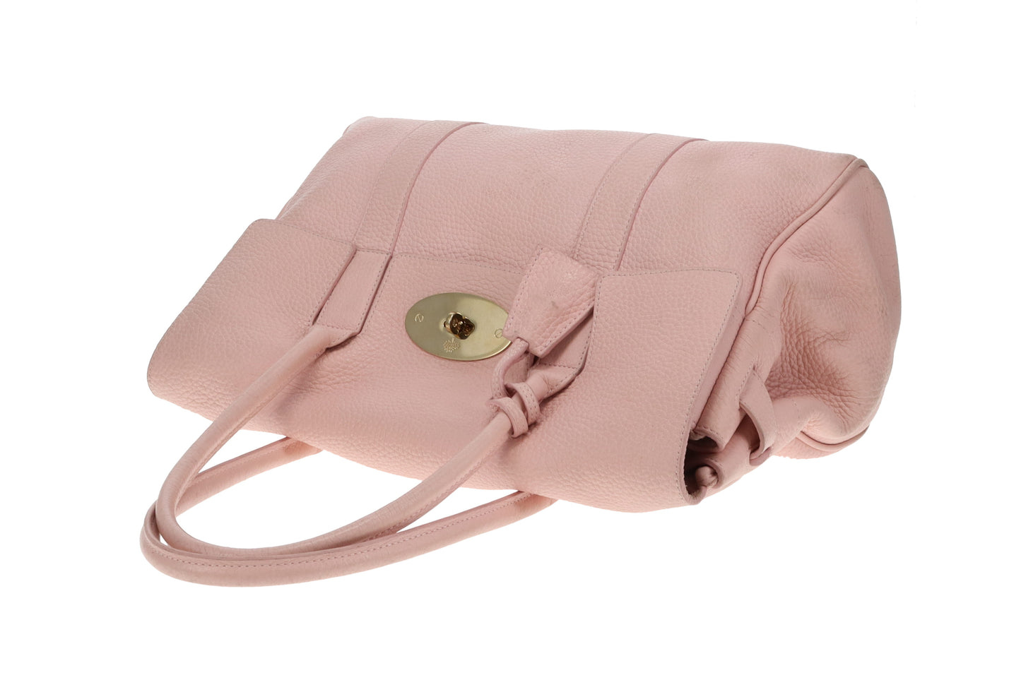 Mulberry Bayswater – Baby Pink Heavy Grain with Gold Hardware
