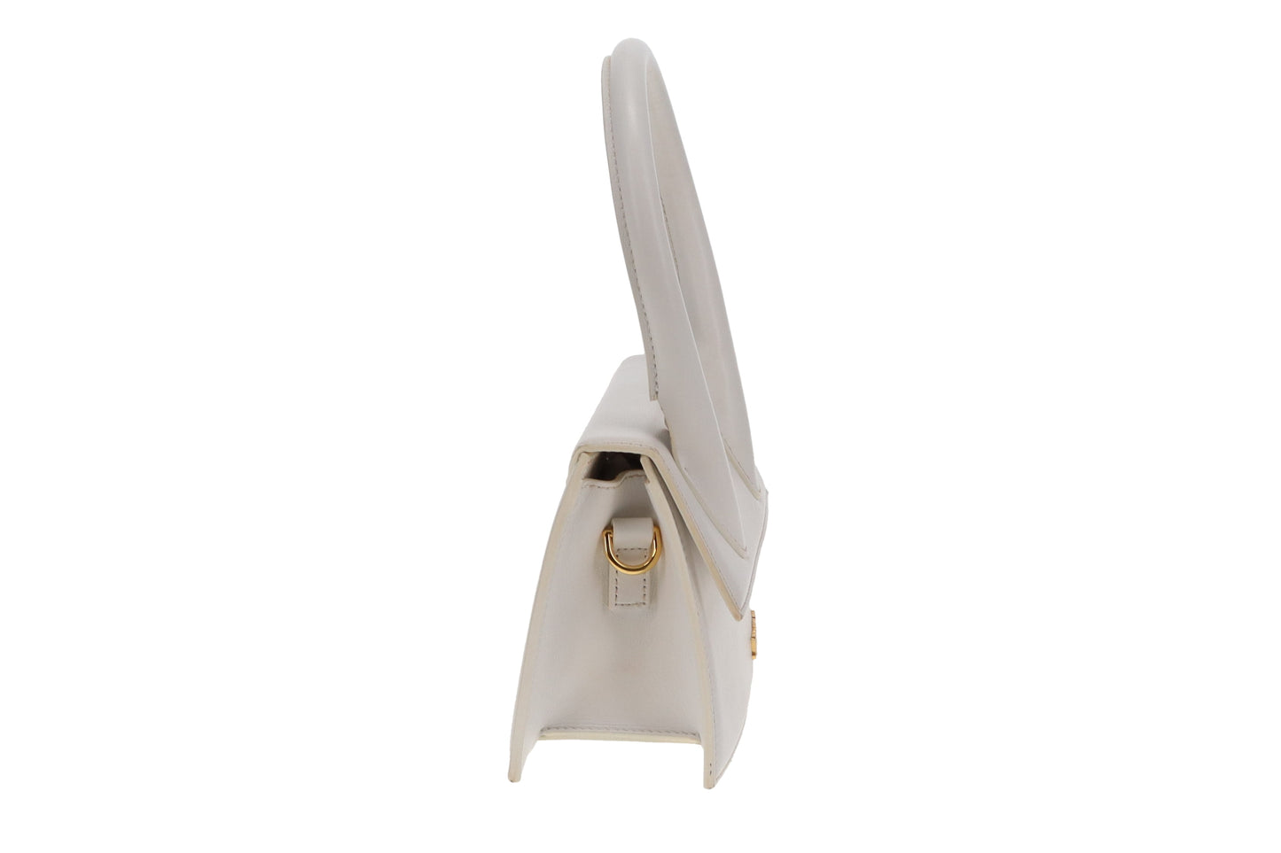 Jacquemus Le Chiquito Small Bag – White Leather with Gold Hardware